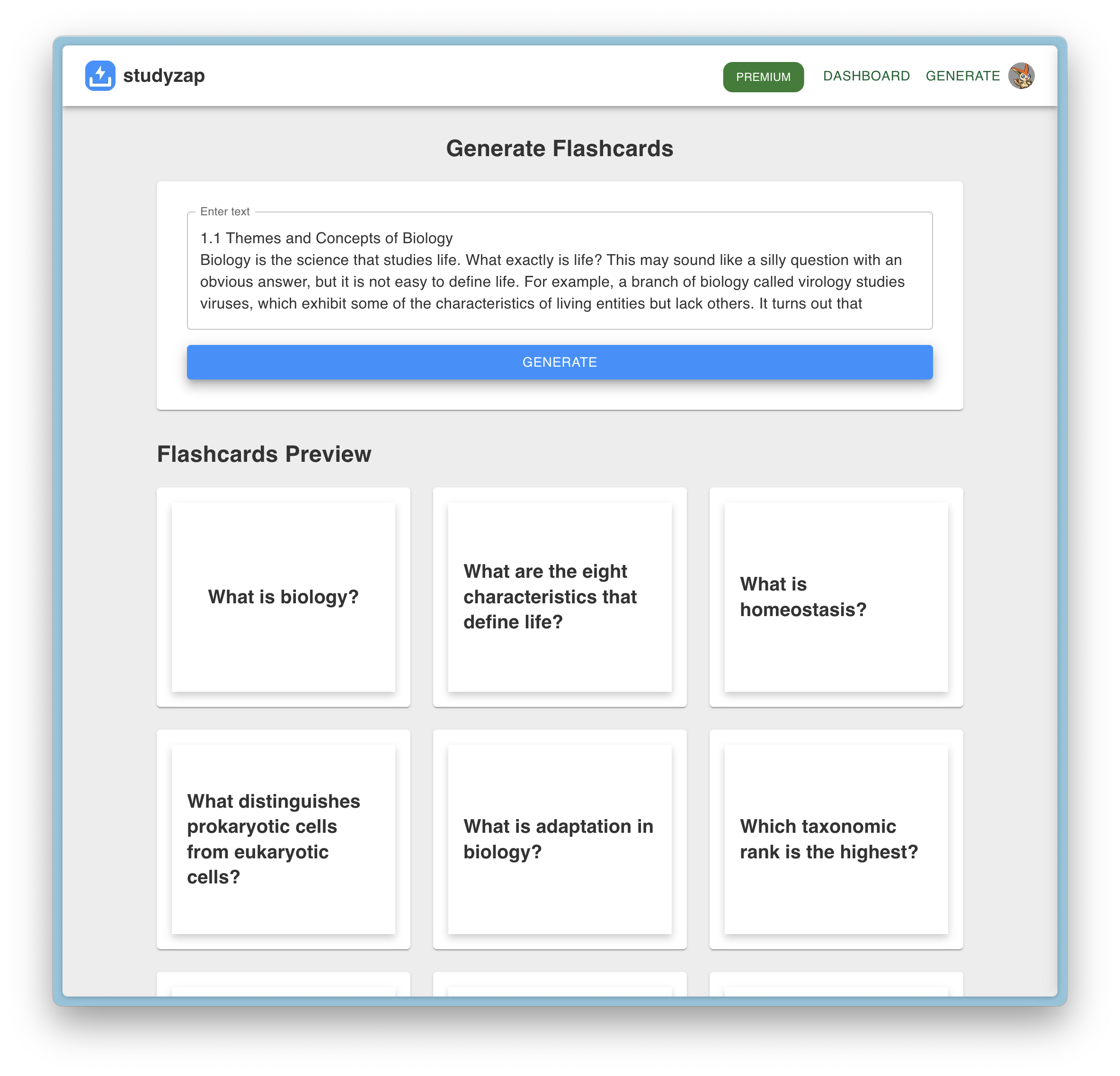 AI Flashcard Platform